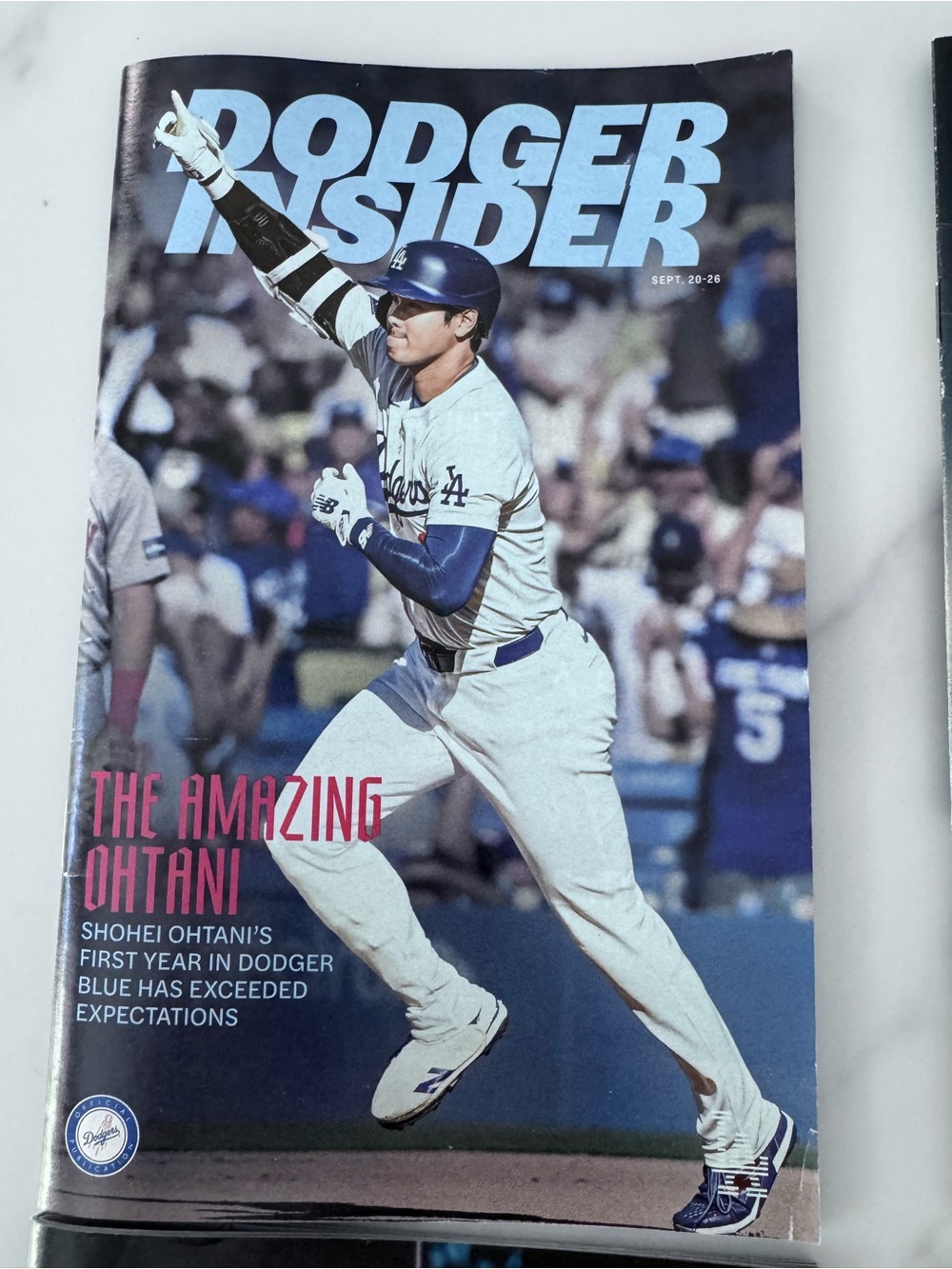 Shohei Ohtani Covers: Dodgers Insider Magazine Set Of 4 Covers